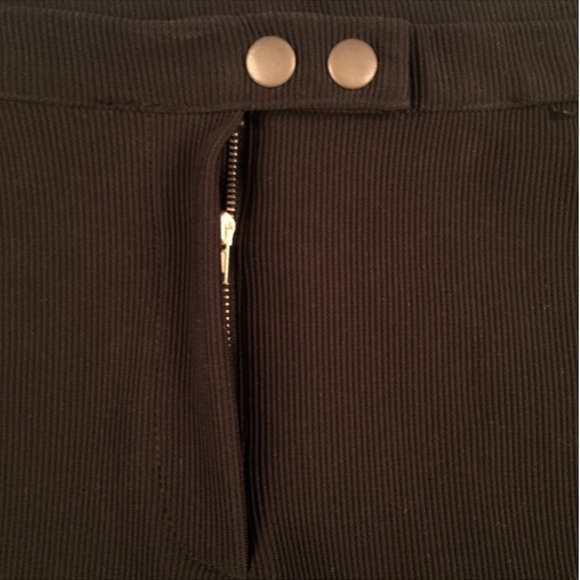 H&M Black Ribbed Knit High Waist Riding Style Pant Legging - Picture 2 of 8